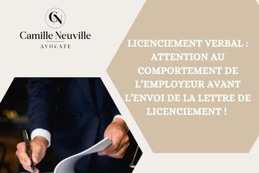 Licenciement verbal : Attention au comportement de l&#8217;employeur avant l&#8217;envoi de la lettre de licenciement
