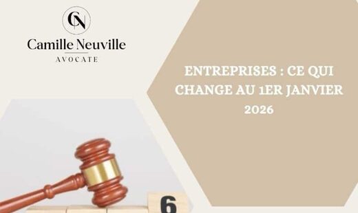 Entreprise : ce qui change au 1 er Janvier 2026