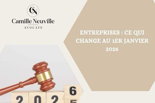Entreprise : ce qui change au 1 er Janvier 2026